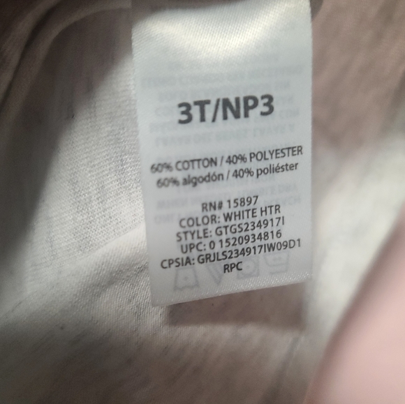 3T Girls Garanimals Short Sleeve Front Tie T-Shirts And Jeans, Bundle of 3 Items - Picture 11 of 14